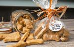 American Pumpkin Dog Biscuits Appetizer