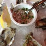 American Oysters to the Sauce Mignonette Dinner