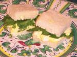 American Egg and Cress Sandwiches Appetizer