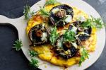 American Polenta Cheese And Mushroom Pizza Recipe Appetizer