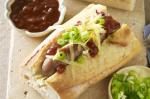 American Sausage And Slaw Baguette Recipe Appetizer