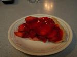 American Aunt Roses Strawberry Pie Dinner