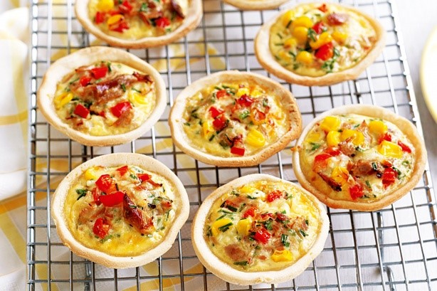 American Glutenfree Tuna Corn And Chive Tartlets Recipe Dessert