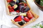 American Roasted Vegetable Tart With Olive Oil Pastry Recipe Appetizer
