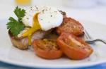 Poached Eggs with Roasted Tomatoes on Wholemeal Toast recipe