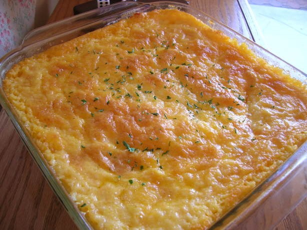 American Cheesy Grits Casserole Breakfast