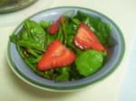 Spinach Asparagus and Strawberry Salad recipe