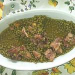 Dutch Lamb with Peas Appetizer