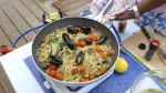 British Marys Spaghetti with Mussels Appetizer
