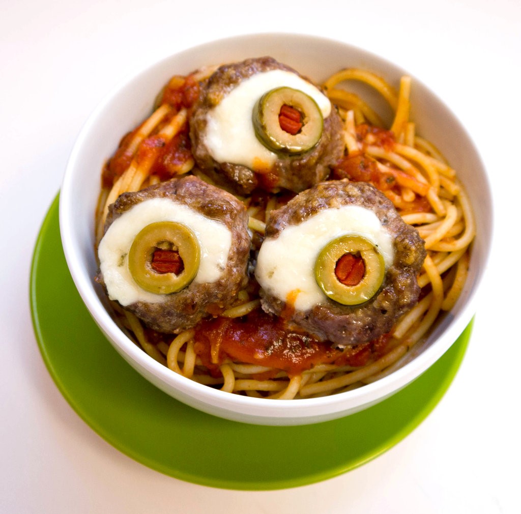 American How Ghoulish Eyeball Meatballs For Halloween Dinner