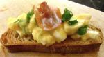 American Open Face mayofree Egg Salad Sandwich Appetizer