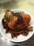 Singaporean Singapore Black Pepper Crab Dinner