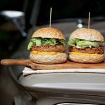 Millet Burgers with Miso and Pumpkin Sauce recipe