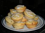 American Lemon Glazed Zucchini Muffins Appetizer
