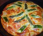 American Asparagus and Ham Frittata 1 Appetizer
