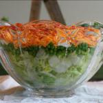 American Layered Salad Appetizer