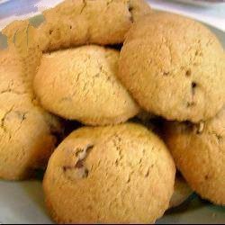 American Cookies with Chocolate Chips Without Gluten Dessert