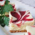 American Cheesecake Marmolada Raspberries Dessert