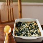 Tortellinis Gratin with White Sauce and Spinach recipe