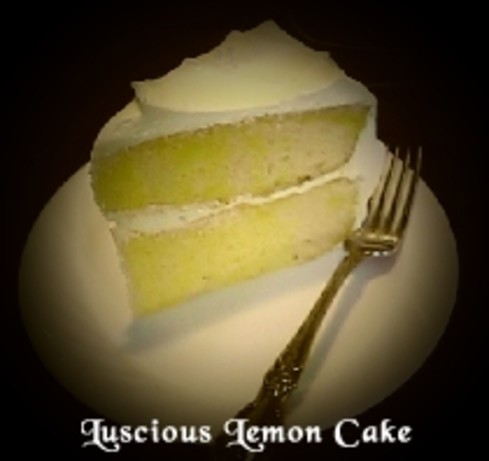 American Luscious Lemon Cake 3 Dessert
