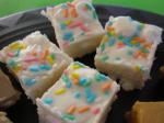 American Funfetti Fudge Dessert