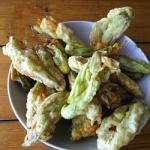Canadian Fried Courgettes Flowers Appetizer
