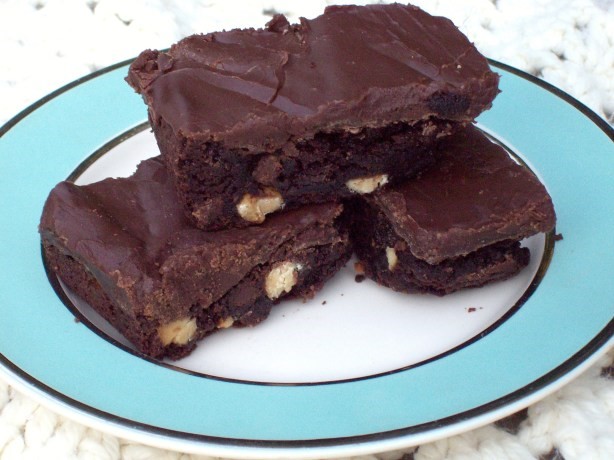 American Black and White Brownies Dessert