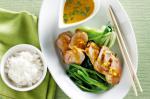 British Roasted Satay Pork With Greens Recipe Dinner
