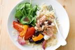 British Warm Mediterranean Tuna And Risoni Salad Recipe Appetizer