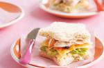 American Chicken Salad Sandwich Shapes Recipe Appetizer