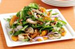 American Mapleroasted Pumpkin And Chicken Salad Recipe Drink