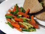 British Herbed Green Beans and Carrots Appetizer