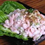 Canadian Creamy Shrimp Salad on Romaine Appetizer