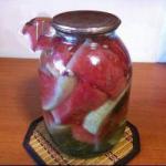 Pickled Onion Watermelon recipe