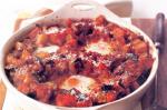 Canadian Vegetable Casserole With Simmered Eggs vegetarian Recipe Appetizer