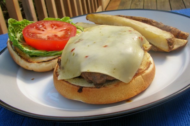 American Gooey Jack Burger Appetizer