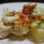 Canadian Fish Gratin with Vegetables Appetizer