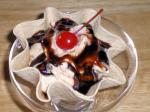 Mexican Texmex Ice Cream Sundaes Dessert