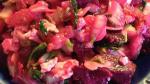 British Warm Bok Choy Beet and Feta Salad Recipe Appetizer