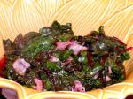 Dutch Chard With Bacon Dressing Appetizer