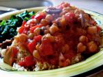 American Chickpea Marinara over Couscous Appetizer