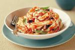 American Fettuccine With Eggplant Pine Nuts And Basil Recipe Appetizer
