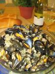 Belgian Garlicky Mussels in a Rich Lemon Fresh Herb Butter Sauce Dinner