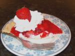 American Strawberry Ribbon Pie Dessert