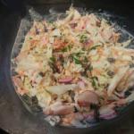 American Salad of Cabbage and Carrots Appetizer