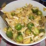 American Brussels Salad Appetizer