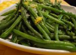 American Green Beans With Lemon and Oil Dinner