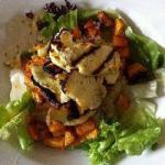 American Butternut Squash Salad with Halloumi Dessert
