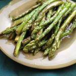 American Green Asparagus from the Wok Appetizer