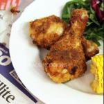 Chicken Leg with Peppers Breaded recipe